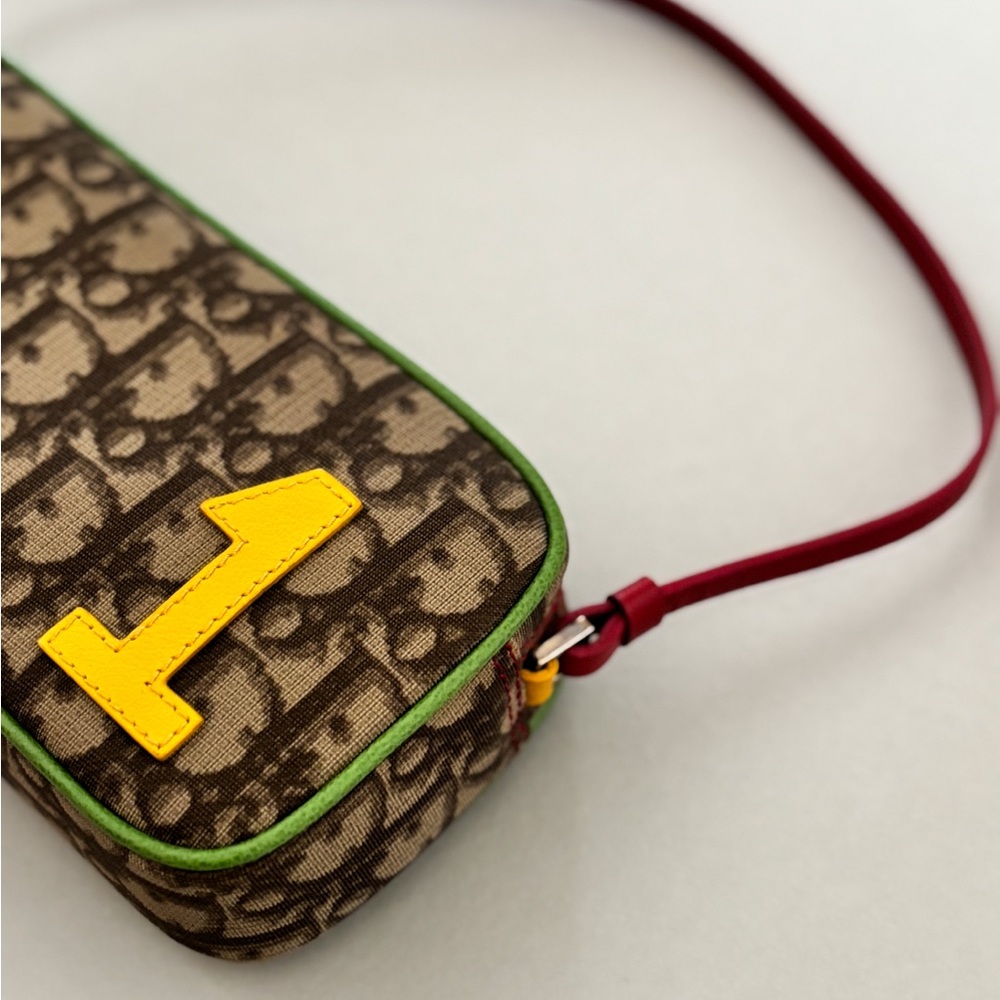SOLD. Christian Dior 2004 limited edition Rasta Trotter Bag
